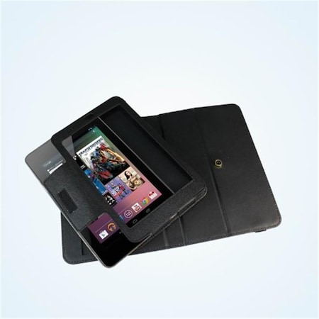 Totally Tablet Protective 360 Rotating Google Nexus 7'' Removable Folio Case CSPDA-NEXT7-708 -R-BLK